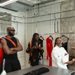 Journée Share Africa chez Balenciaga. Le 24 Juin 2024, à Paris.