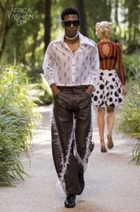 Mpumelelo Dhlamini, créateur de la marque sud-africaine Ezokhetho